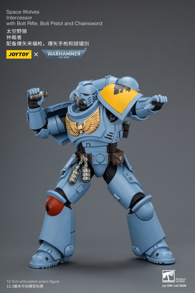 Joy Toy (CN) Warhammer 40,000 Space Wolves Intercessor Actionfigur