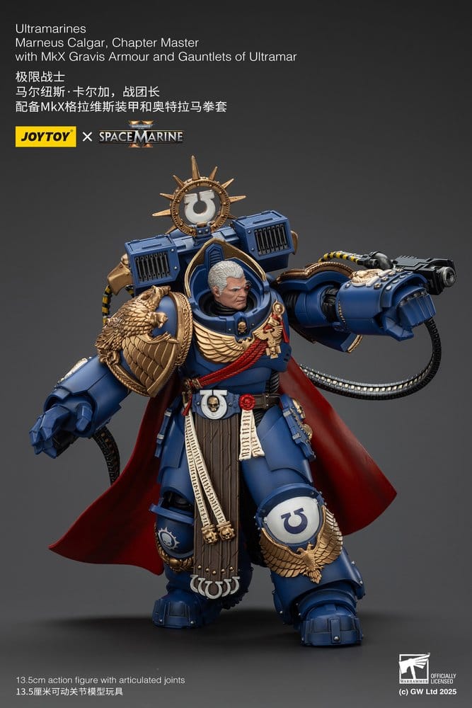 Joy Toy (CN) Warhammer 40,000 Ultramarines Marneus Calgar, Chapter Master Actionfigur