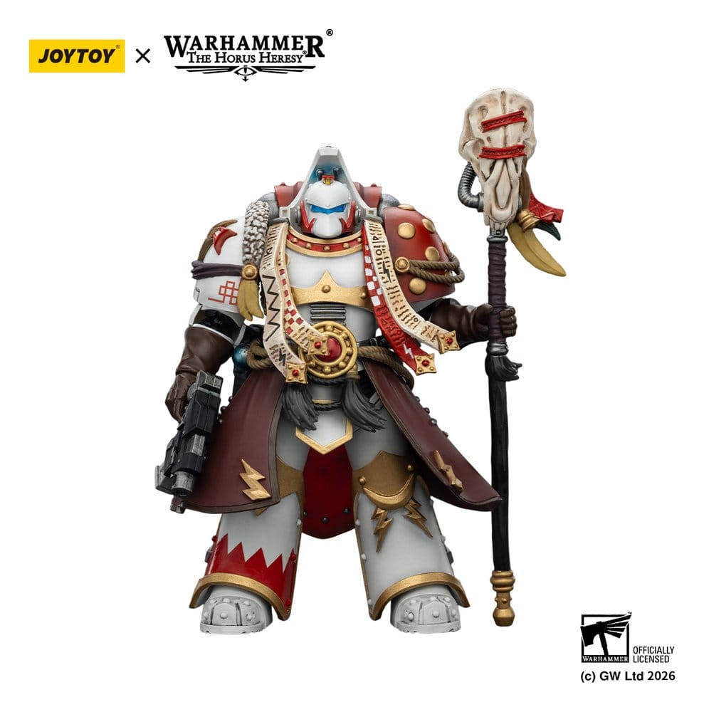 Joy Toy (CN) Warhammer 40,000 White Scars Stormseer Consulwith Force Staff and Bolt Pistol Actionfigur