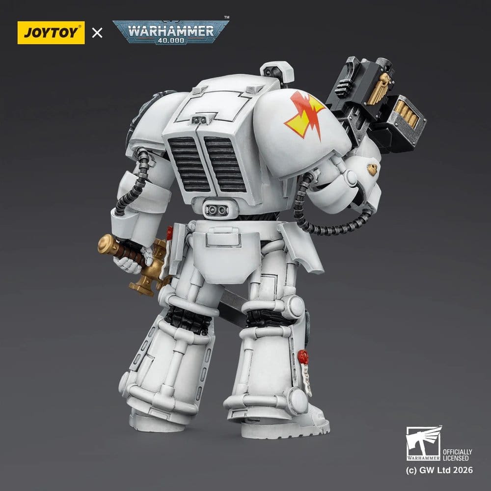 Joy Toy (CN) Warhammer 40,000 White Scars Terminator 1 with Power Sword and Storm Bolter Actionfigur