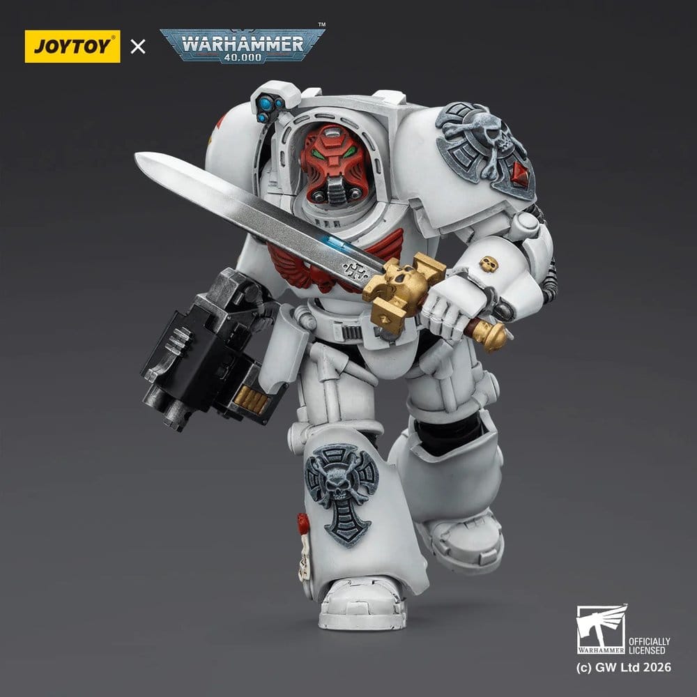 Joy Toy (CN) Warhammer 40,000 White Scars Terminator 1 with Power Sword and Storm Bolter Actionfigur