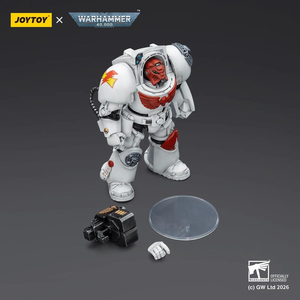 Joy Toy (CN) Warhammer 40,000 White Scars Terminator 2 with Power Fist and Storm Bolter Actionfigur