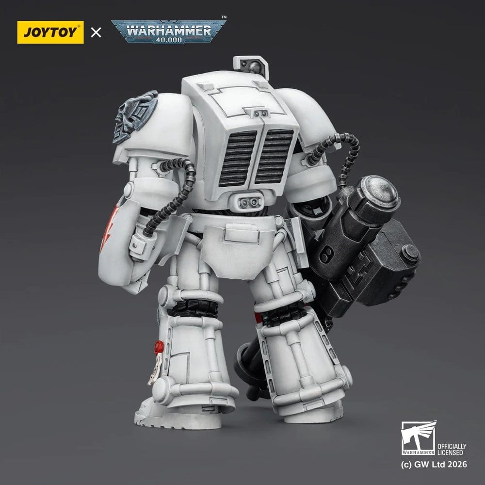 Joy Toy (CN) Warhammer 40,000 White Scars Terminator 3 with Power Fist and Assault Cannon Actionfigur
