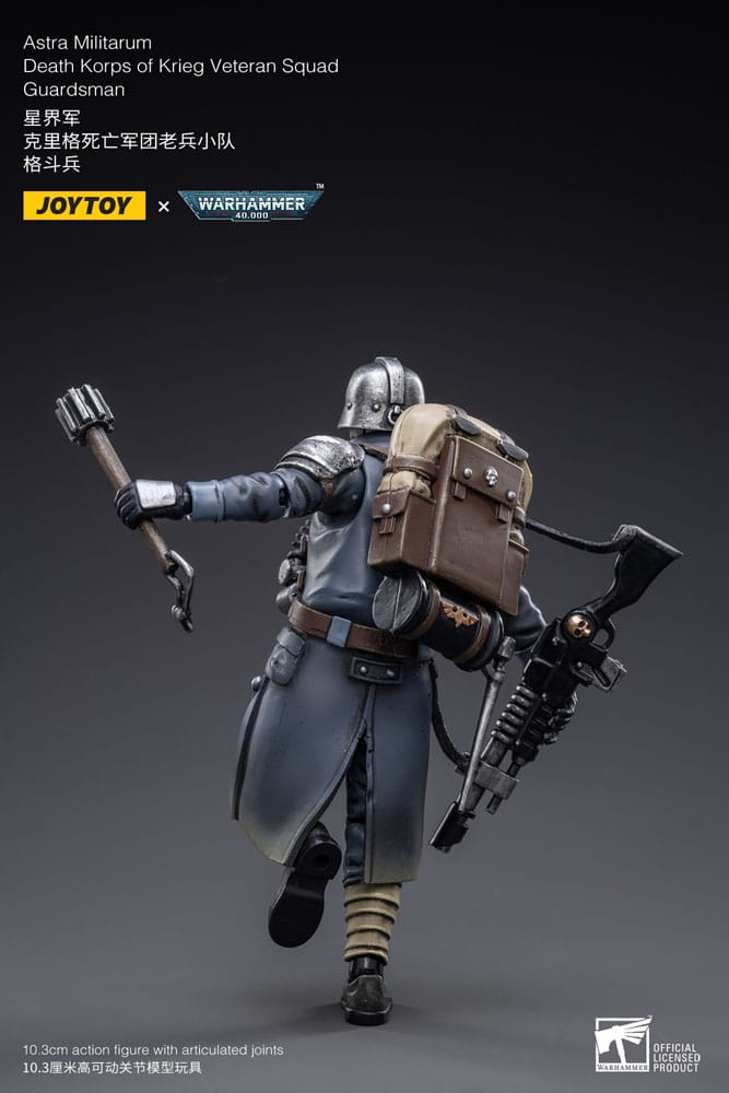 Joy Toy (CN) Warhammer 40k Astra Militarum Death Korps of Krieg Veteran Squad Guardsman 1/18 Actionfigur