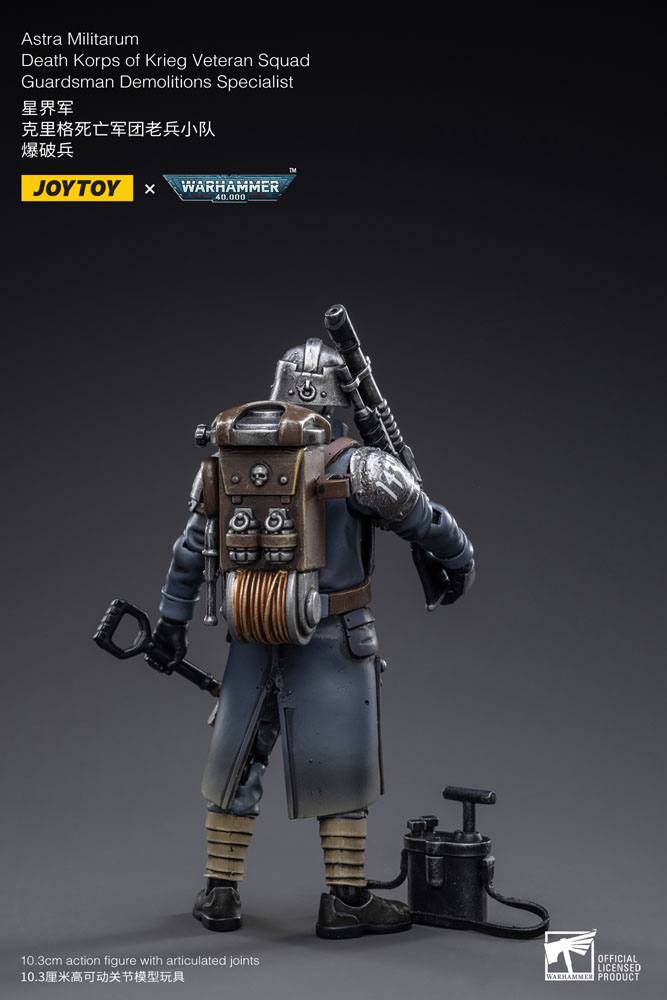 Joy Toy (CN) Warhammer 40k Death Korps of Krieg Veteran Squad Guardsman Demolitions Specialist 1/18 Actionfigur