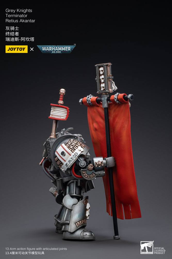 Joy Toy (CN) Warhammer 40k Grey Knights Terminator Retius Akantar 1/18 Actionfigur