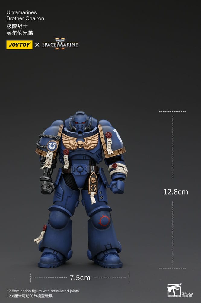 Joy Toy (CN) Warhammer 40k Uitramarines Brother Chairon 1/18 Actionfigur