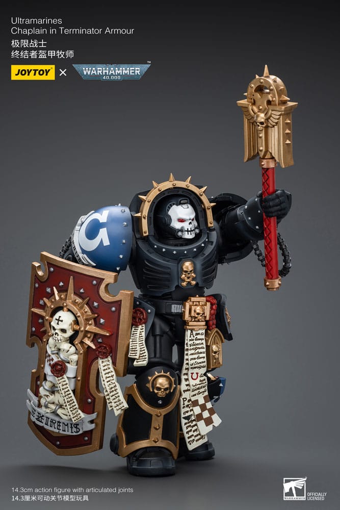Joy Toy (CN) Warhammer 40k Ultramarines Chaplain in Terminator Armour 1/18 Actionfigur