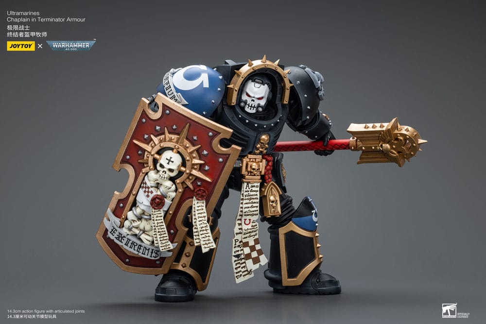 Joy Toy (CN) Warhammer 40k Ultramarines Chaplain in Terminator Armour 1/18 Actionfigur