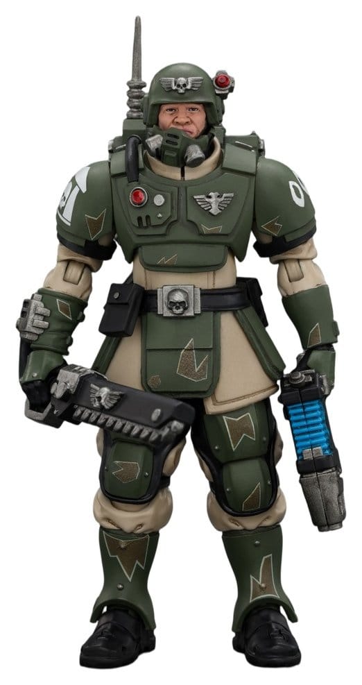 Joy Toy (CN) Warhammer Astra Militarum Kasrkin 1 with Chainsword and Plasma Pistol Actionfigur