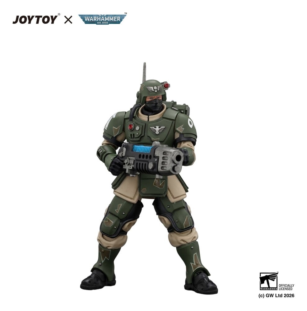 Joy Toy (CN) Warhammer Astra Militarum Kasrkin 4 with Plasma Gun Actionfigur
