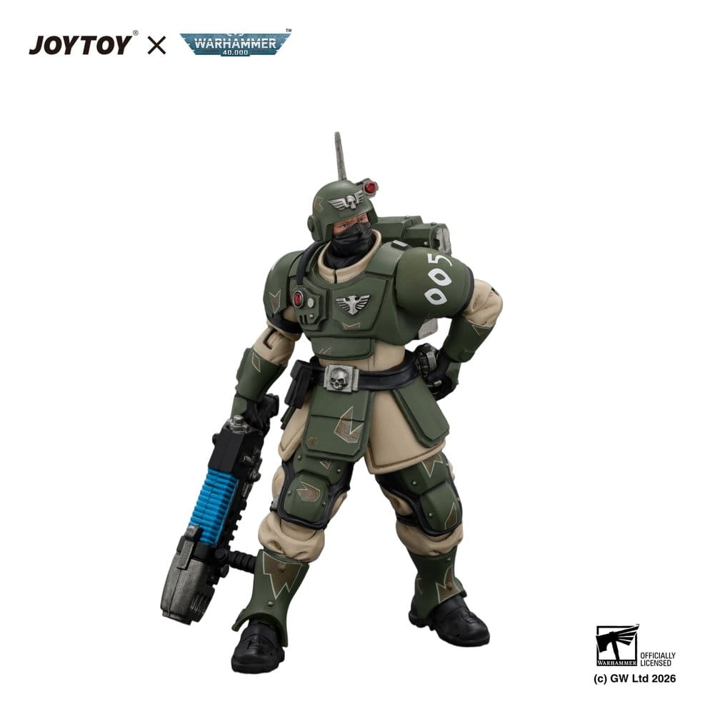 Joy Toy (CN) Warhammer Astra Militarum Kasrkin 4 with Plasma Gun Actionfigur