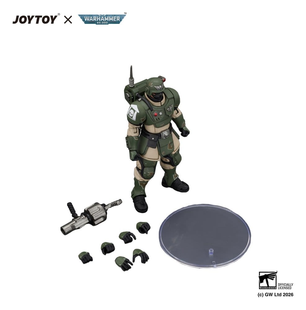 Joy Toy (CN) Warhammer Astra Militarum Kasrkin 5 with Grenade Launcher Actionfigur
