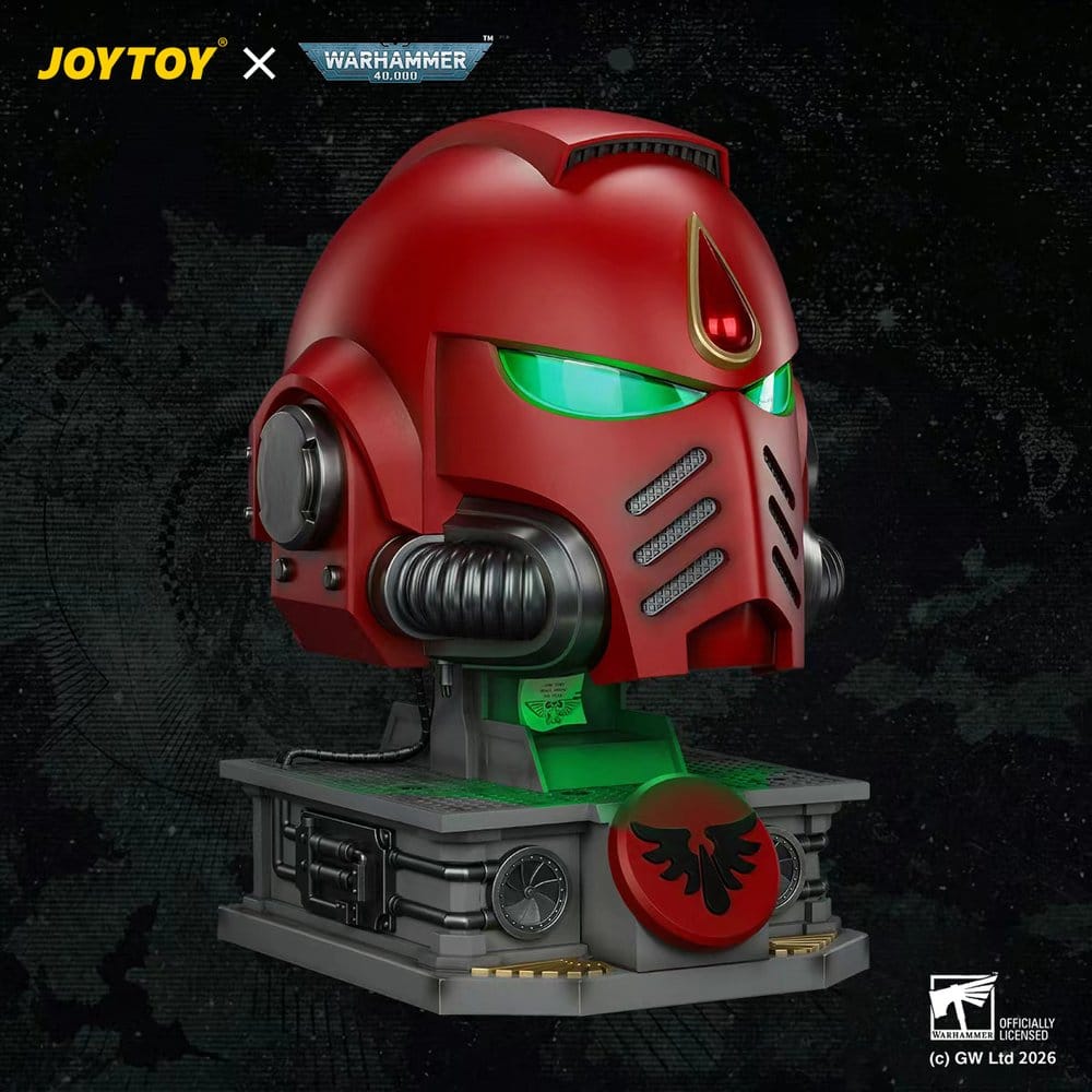 Joy Toy (CN) Warhammer Blood Angels MkX Helm & Displayständer Replik