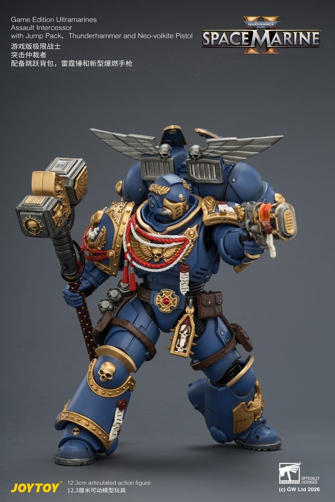 Joy Toy (CN) Warhammer Game Edition Ultramarines Assault Intercessor Actionfigur