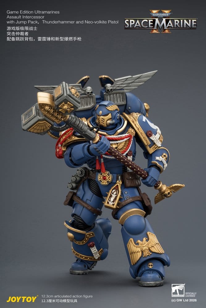 Joy Toy (CN) Warhammer Game Edition Ultramarines Assault Intercessor Actionfigur