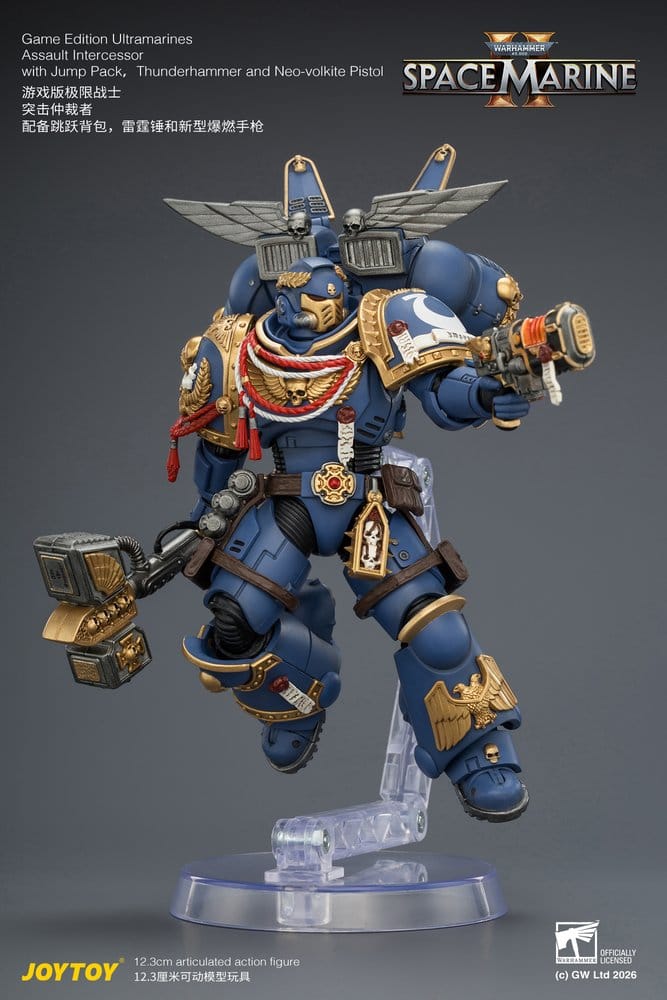 Joy Toy (CN) Warhammer Game Edition Ultramarines Assault Intercessor Actionfigur