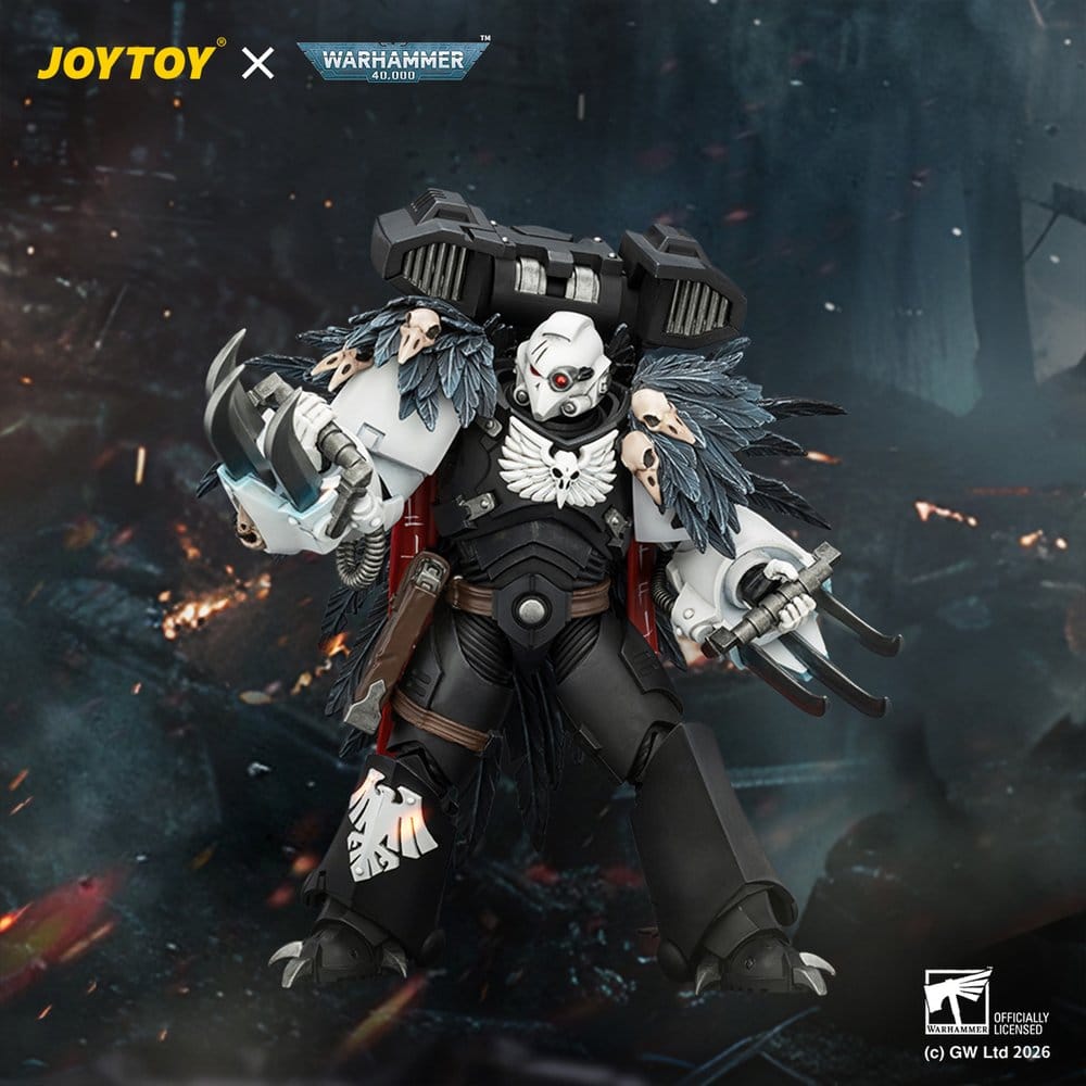 Joy Toy (CN) Warhammer Raven Guard Chapter Master Aethon Shaan Actionfigur
