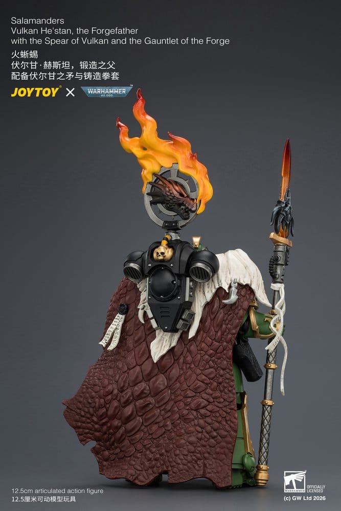 Joy Toy (CN) Warhammer Salamanders Vulkan He'stan, the Forgefather Actionfigur