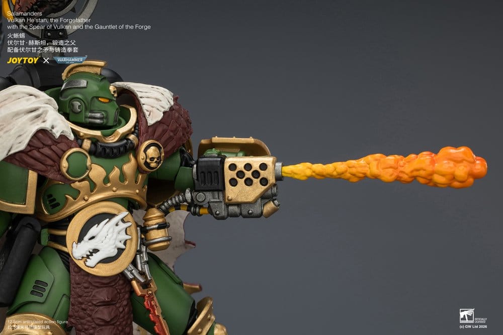 Joy Toy (CN) Warhammer Salamanders Vulkan He'stan, the Forgefather Actionfigur
