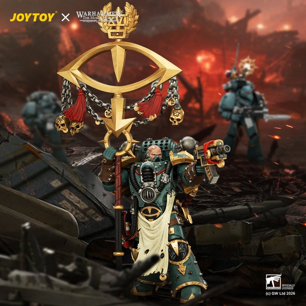 Joy Toy (CN) Warhammer Sons of Horus Maloghurst the Twisted, the Warmaster's Equerry Actionfigur