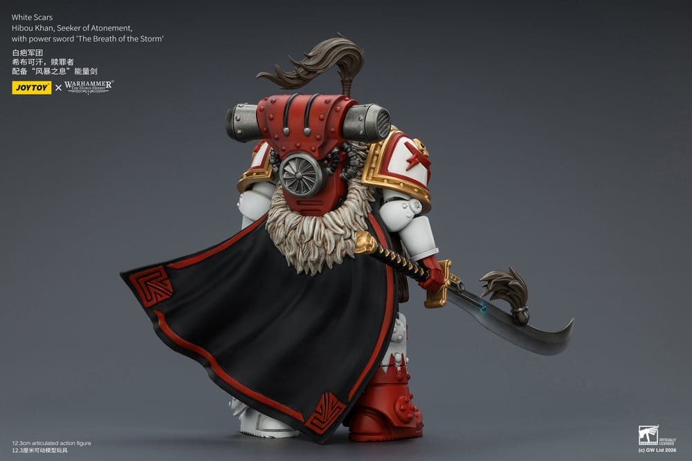 Joy Toy (CN) Warhammer The Horus Heresy White Scars Hibou Khan, Seeker of Atonement Actionfigur