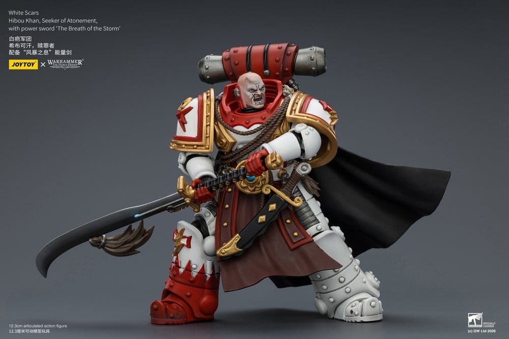Joy Toy (CN) Warhammer The Horus Heresy White Scars Hibou Khan, Seeker of Atonement Actionfigur