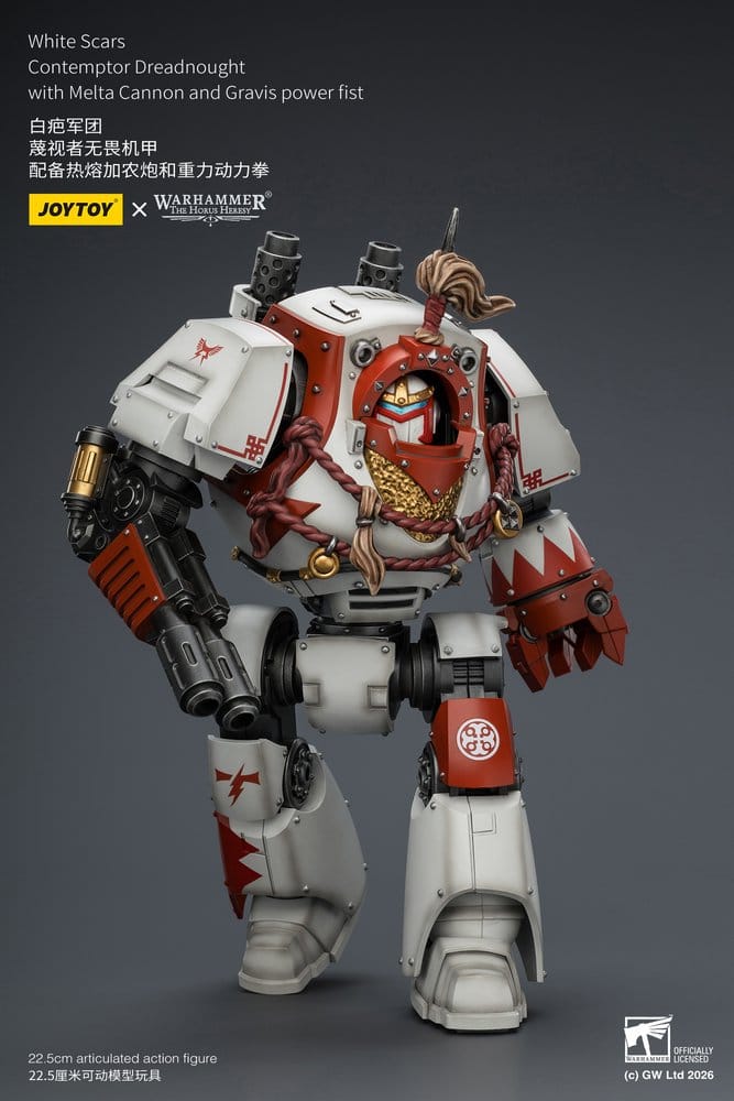 Joy Toy (CN) Warhammer The Horus Heresy White Scars Contemptor Dreadnought Actionfigur