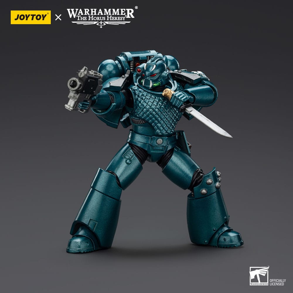Joy Toy (CN) Warhammer The Horus Heresy Alpha Legion Head hunter With Banestrike Combi-Bolter And Power Dagger