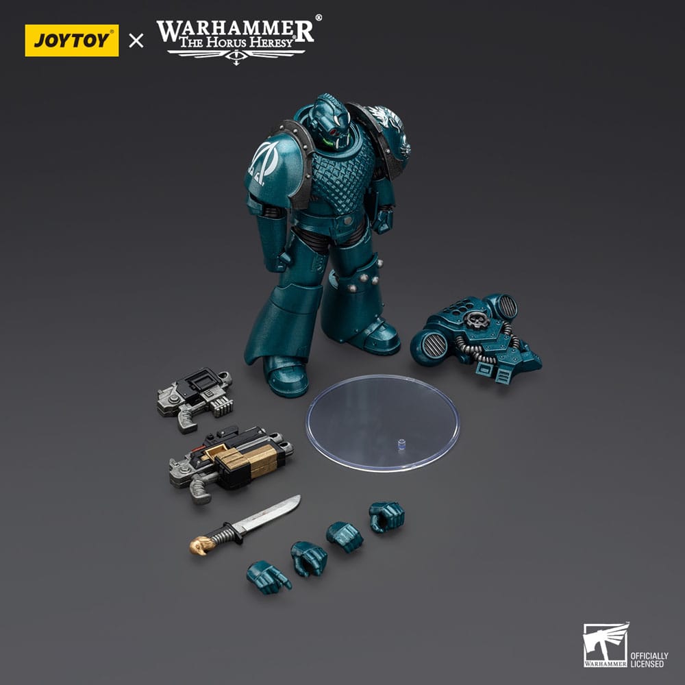 Joy Toy (CN) Warhammer The Horus Heresy Alpha Legion Head hunter With Banestrike Combi-Bolter And Power Dagger