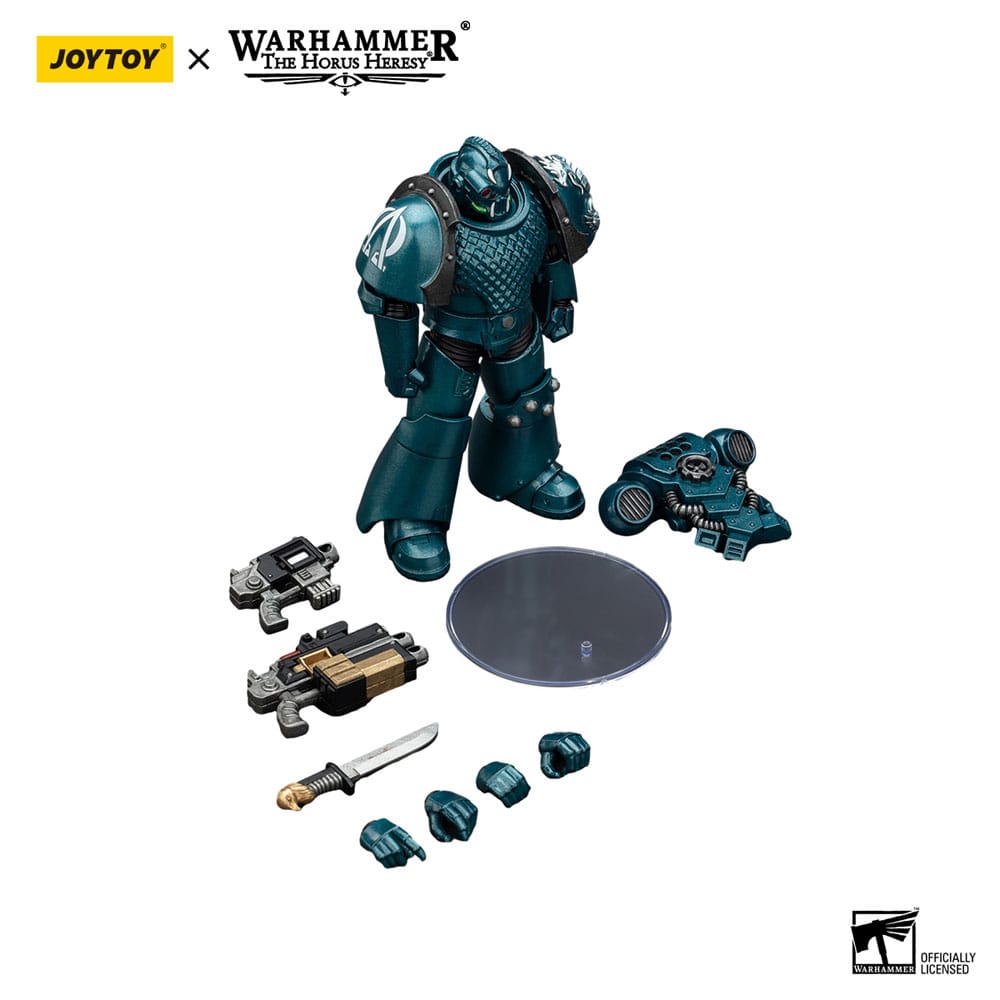 Joy Toy (CN) Warhammer The Horus Heresy Alpha Legion Head hunter With Banestrike Combi-Bolter And Power Dagger