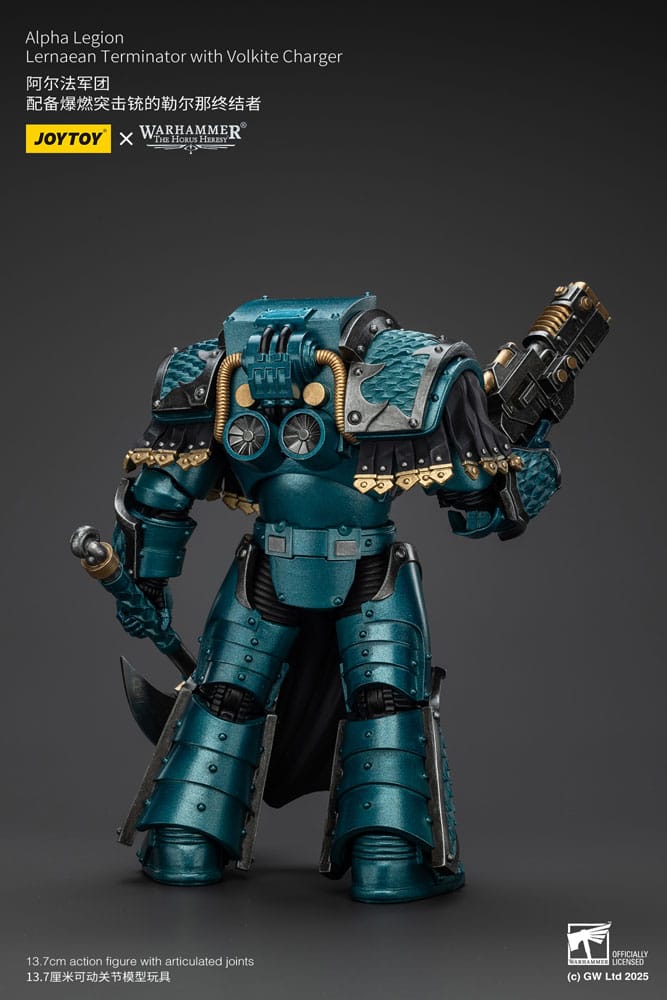 Joy Toy (CN) Warhammer The Horus Heresy Alpha Legion Lernaean Terminator with Volkite Charger Actionfigur
