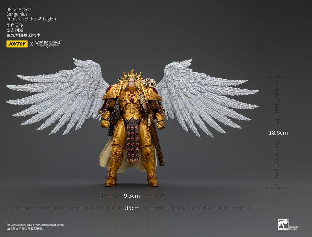 Joy Toy (CN) Warhammer The Horus Heresy Blood Angels Sanguinius Primarch of the IXth Legion 1/18 Actionfigur