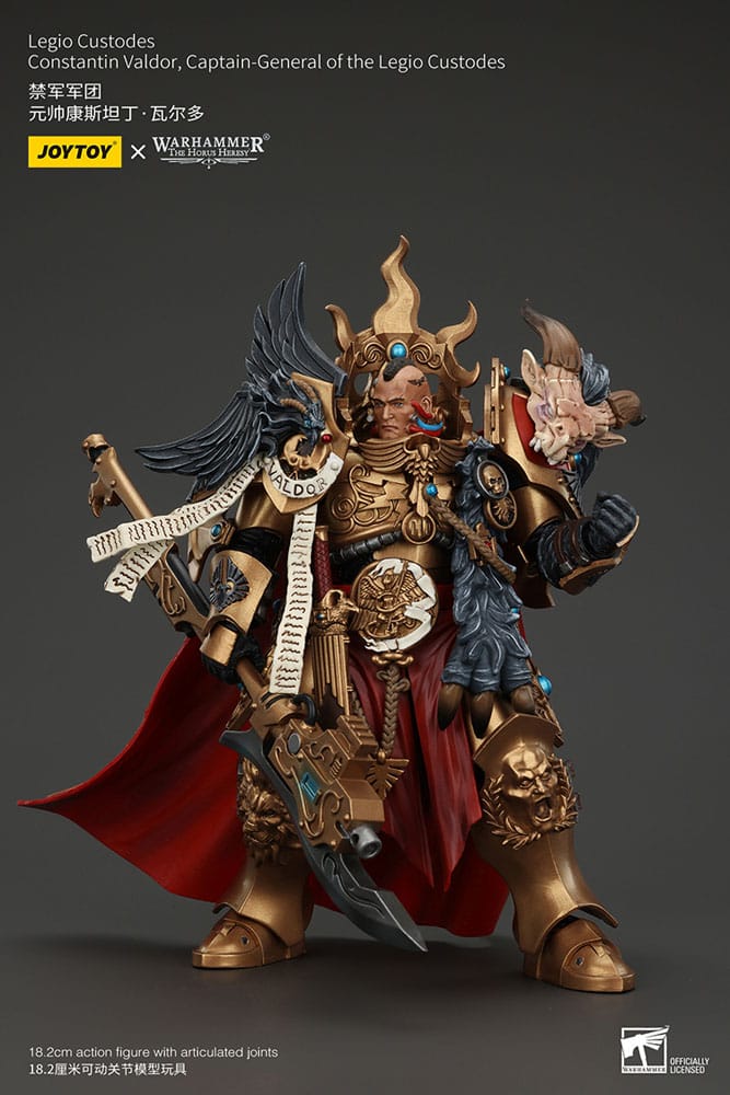 Joy Toy (CN) Warhammer The Horus Heresy Legio Custodes Constantin Valdor Captain-General of the Legio Custodes