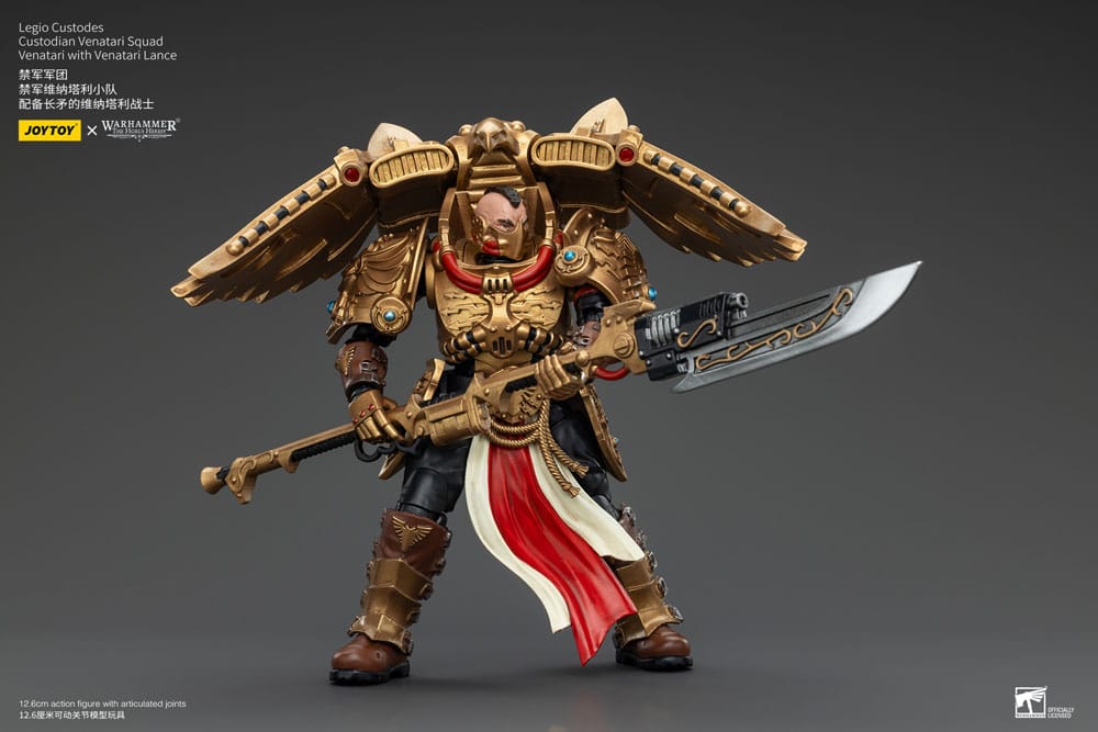 Joy Toy (CN) Warhammer The Horus Heresy Legio Custodes Custodian Venatari Squad Venatari with Venatari Lance 1/18