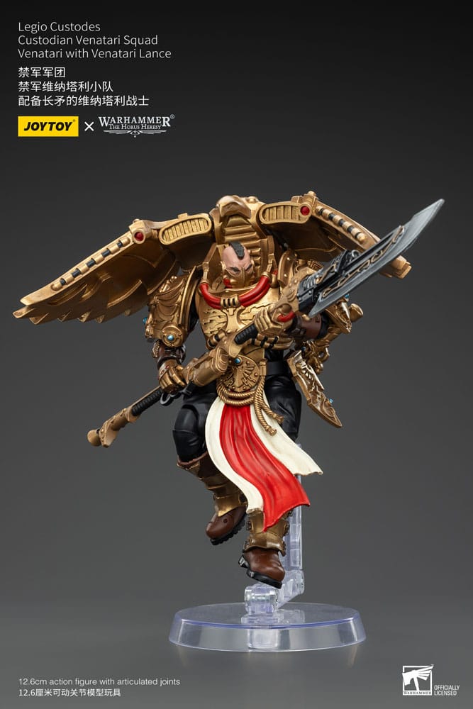 Joy Toy (CN) Warhammer The Horus Heresy Legio Custodes Custodian Venatari Squad Venatari with Venatari Lance 1/18