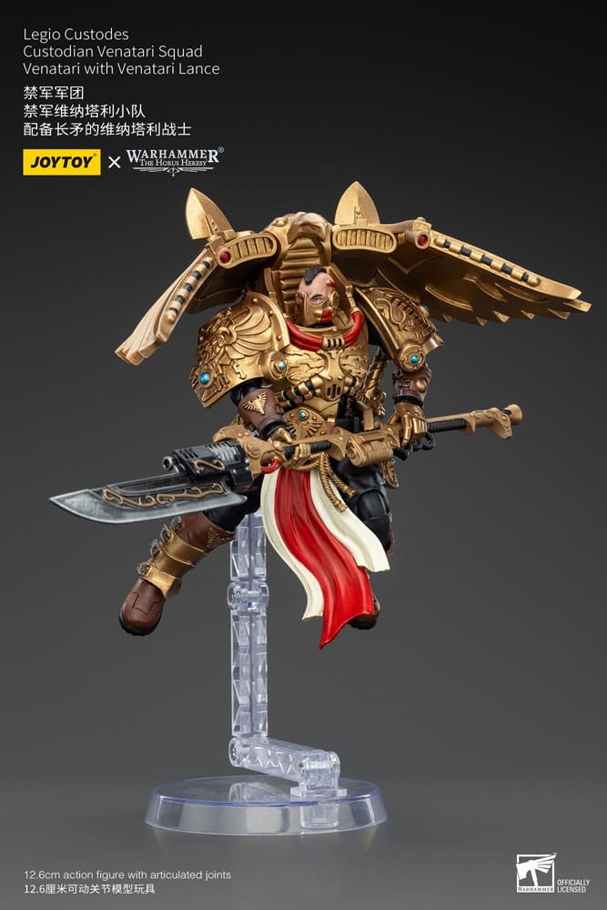 Joy Toy (CN) Warhammer The Horus Heresy Legio Custodes Custodian Venatari Squad Venatari with Venatari Lance 1/18