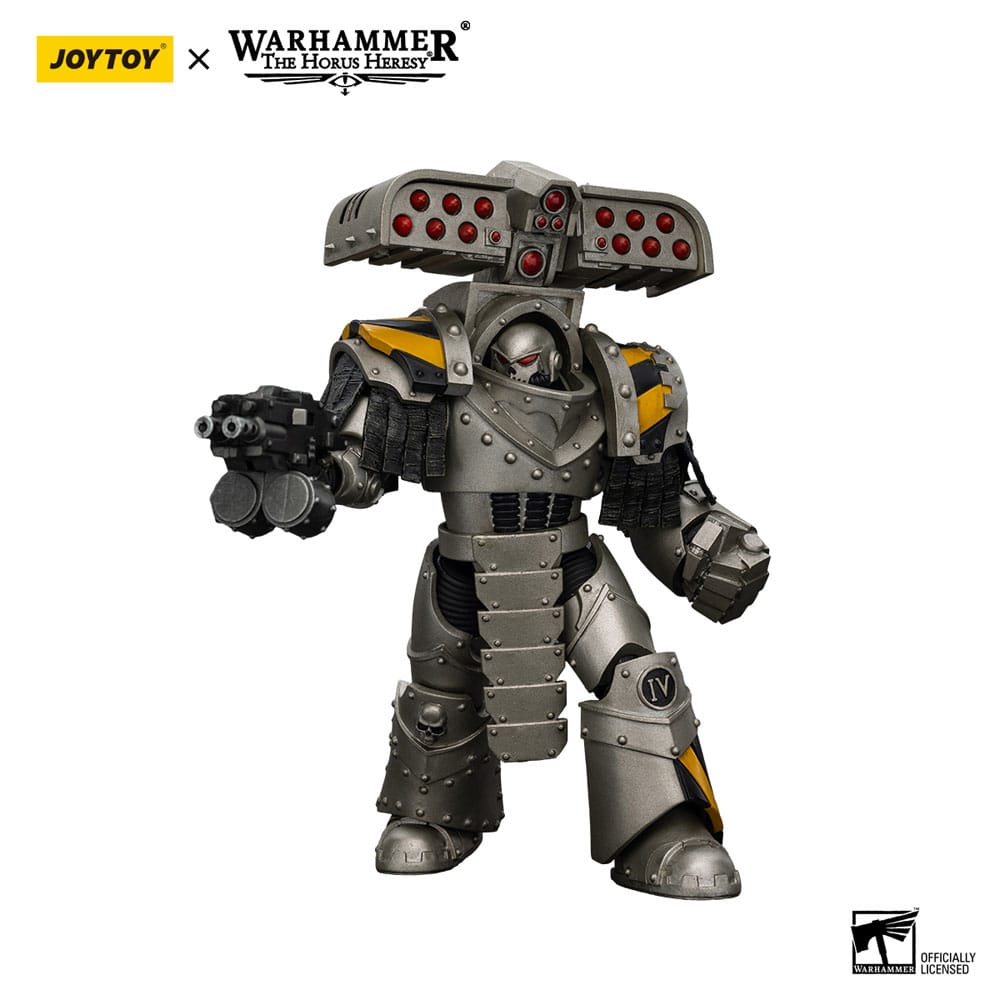 Joy Toy (CN) Warhammer The Horus Heresy lron Warriors Tyrant Siege Master Terminator with Rocket launcher 1/18