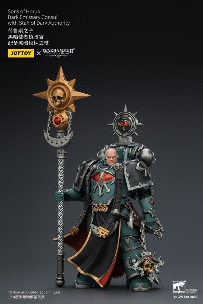 Joy Toy (CN) Warhammer The Horus Heresy Sons of Horus Dark Emissary Consul Actionfigur