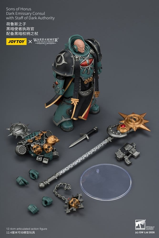 Joy Toy (CN) Warhammer The Horus Heresy Sons of Horus Dark Emissary Consul Actionfigur