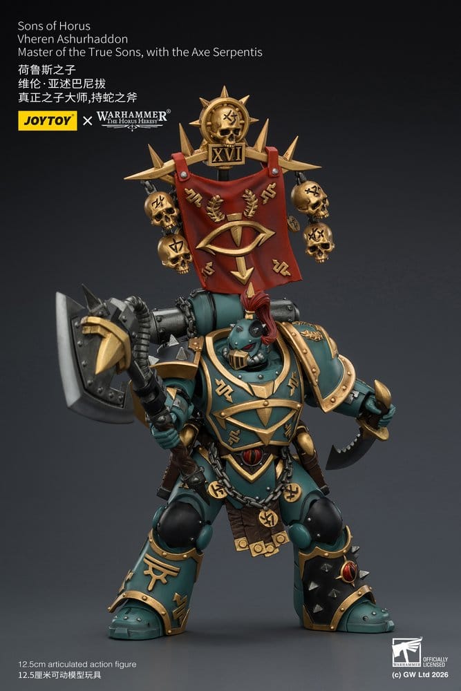 Joy Toy (CN) Warhammer The Horus Heresy Sons of Horus Vheren Ashurhaddon Master of the True Sons Actionfigur