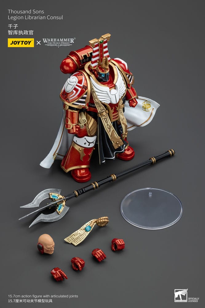 Joy Toy (CN) Warhammer The Horus Heresy Thousand Sons Legion Librarian Consut 1/18 Actionfigur