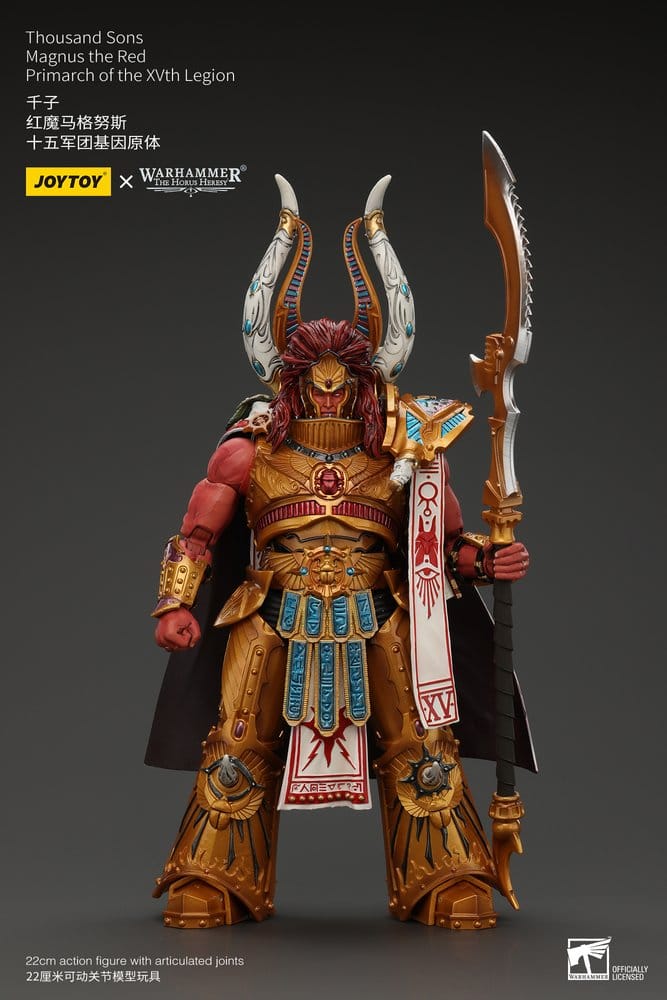 Joy Toy (CN) Warhammer The Horus Heresy Thousand sons Magnus the Red Primarch of the XVth Legion 1/18 Actionfigur