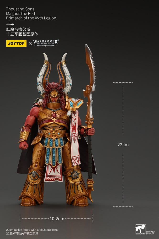 Joy Toy (CN) Warhammer The Horus Heresy Thousand sons Magnus the Red Primarch of the XVth Legion 1/18 Actionfigur