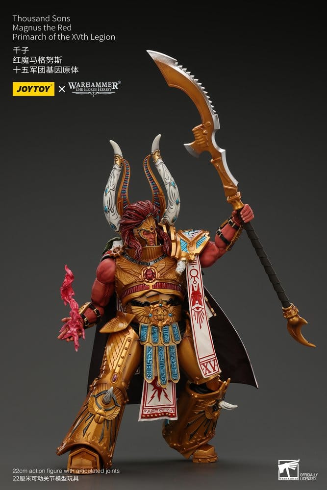 Joy Toy (CN) Warhammer The Horus Heresy Thousand sons Magnus the Red Primarch of the XVth Legion 1/18 Actionfigur
