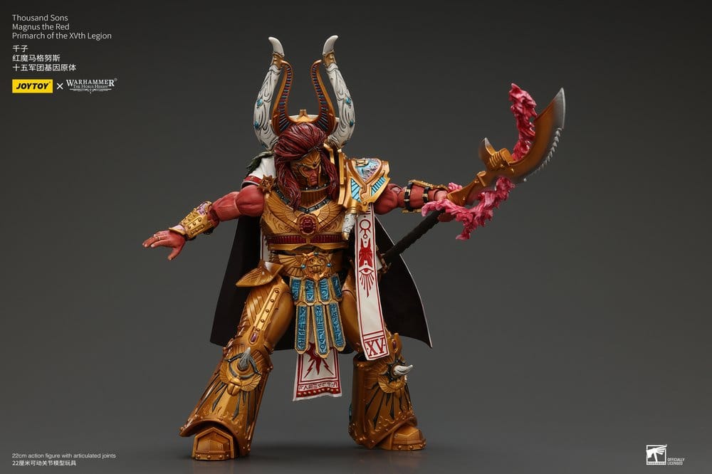 Joy Toy (CN) Warhammer The Horus Heresy Thousand sons Magnus the Red Primarch of the XVth Legion 1/18 Actionfigur