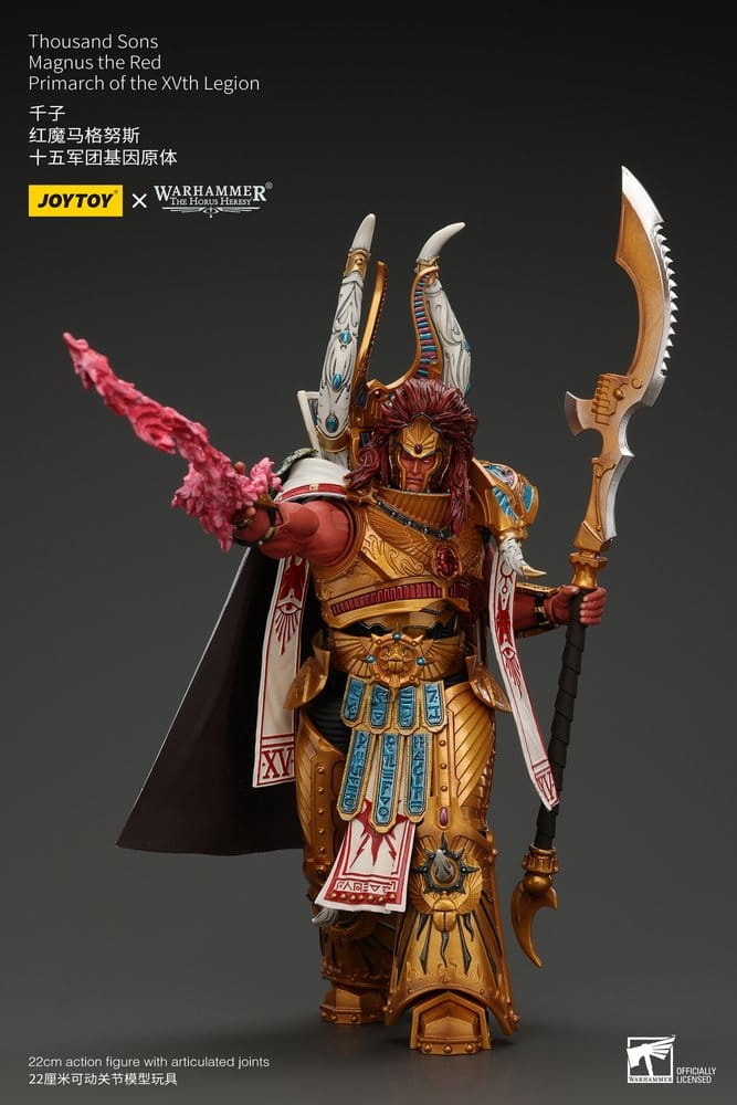 Joy Toy (CN) Warhammer The Horus Heresy Thousand sons Magnus the Red Primarch of the XVth Legion 1/18 Actionfigur