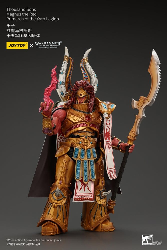 Joy Toy (CN) Warhammer The Horus Heresy Thousand sons Magnus the Red Primarch of the XVth Legion 1/18 Actionfigur