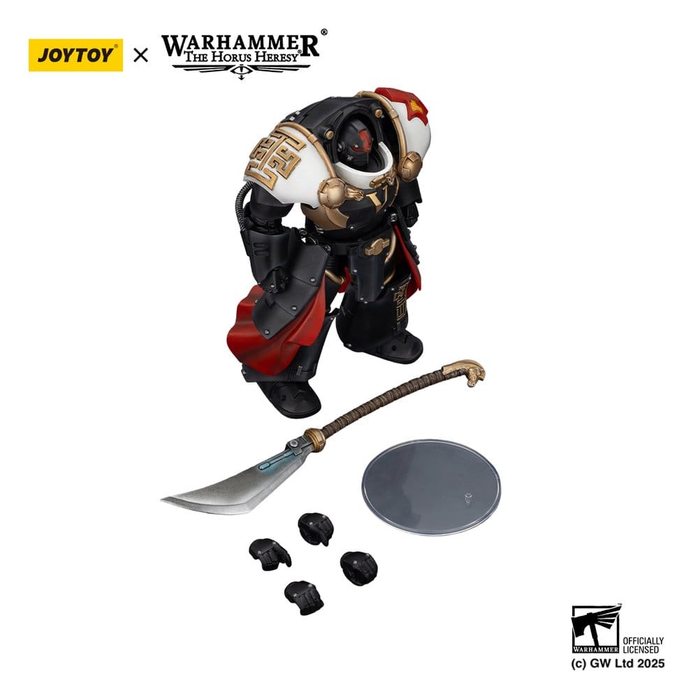 Joy Toy (CN) Warhammer The Horus Heresy White Scars Ebon Keshig Terminator 1 with Power Glaive Actionfigur