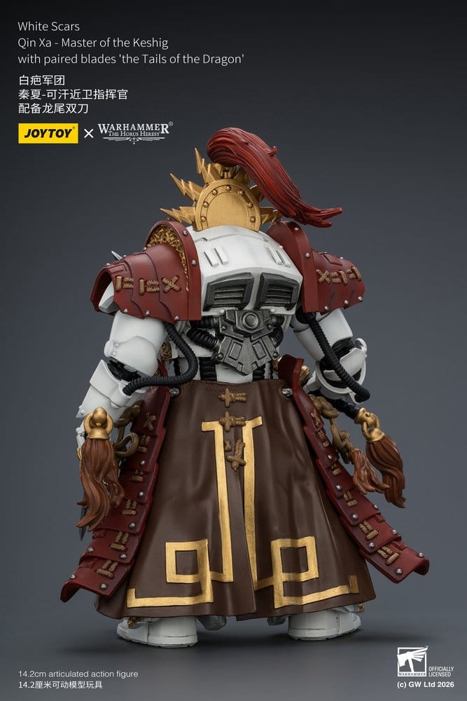 Joy Toy (CN) Warhammer The Horus Heresy White Scars Qin Xa - Master of the Keshig Actionfigur